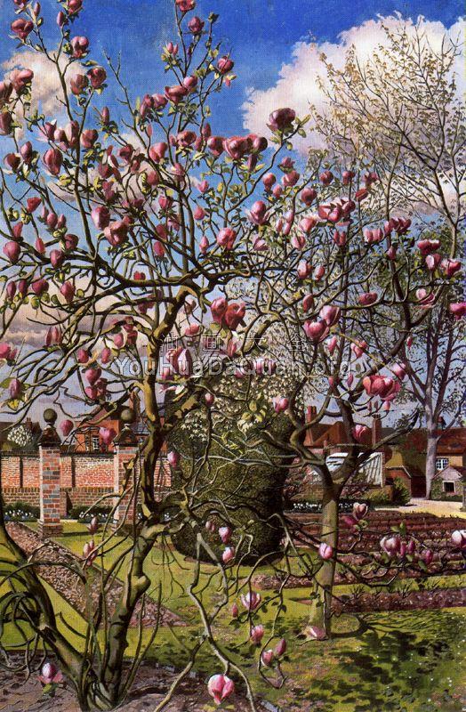 Landscape with Magnolia - Odney Club - 斯坦利·斯宾塞